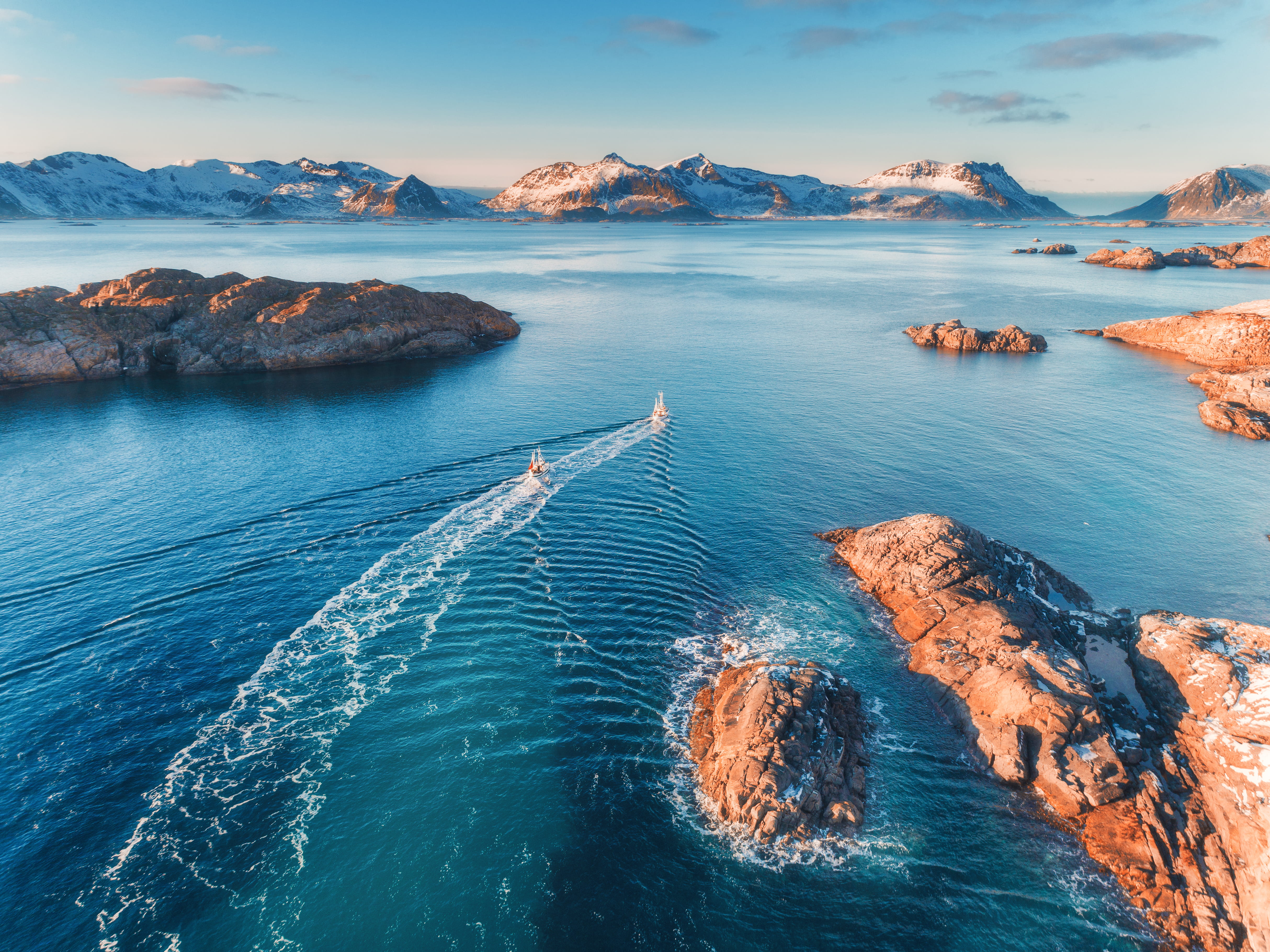 Norwegian fjord landscape